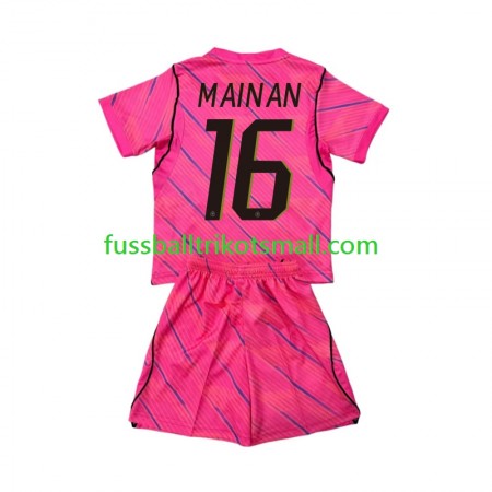Fußballtrikots Frankreich Mike Maignan 16 World Cup Torwart Kinder 2026 Kurzarm Auswärts-trikot kaufen